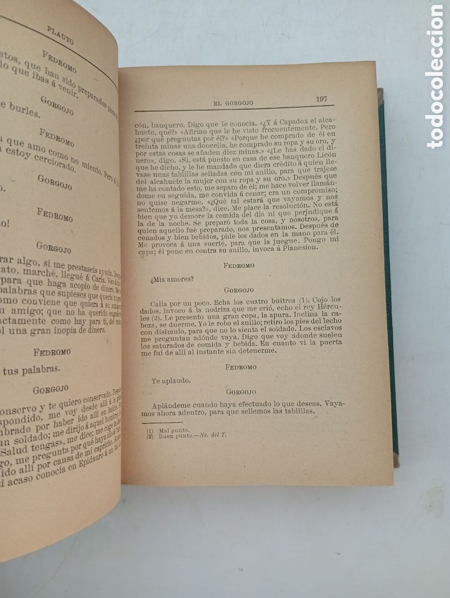 Libros antiguos: Comedias Plauto principios del XX - Foto 3
