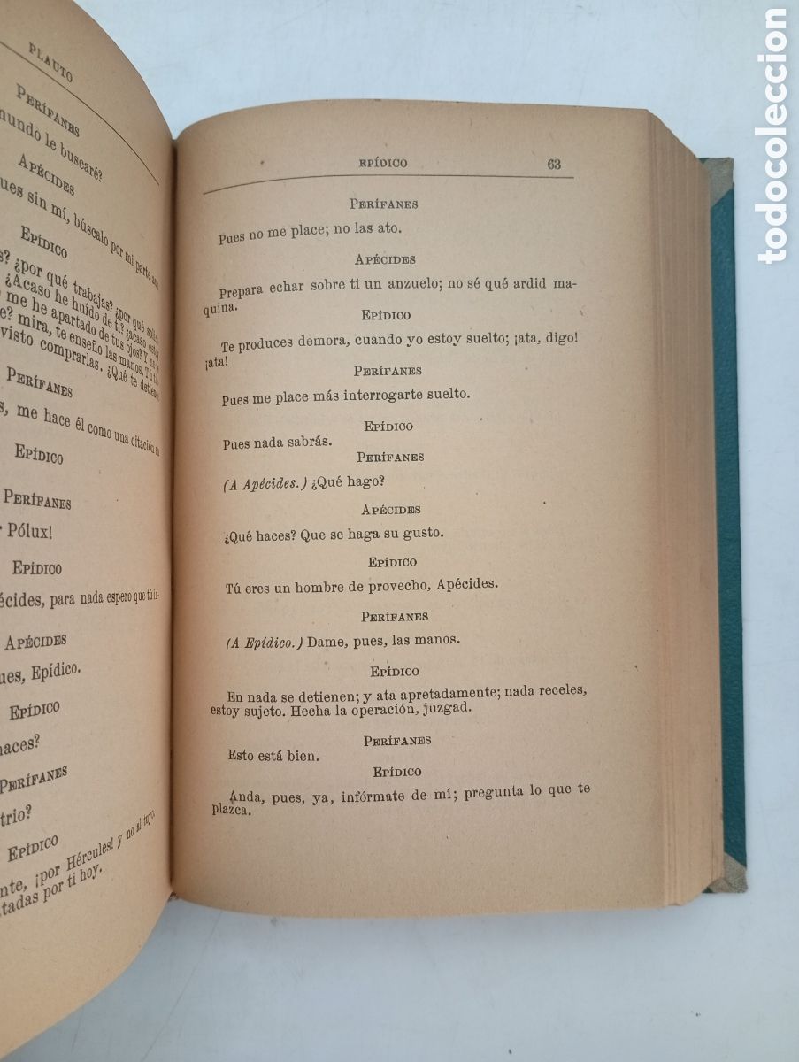 Libros antiguos: Comedias Plauto principios del XX - Foto 8