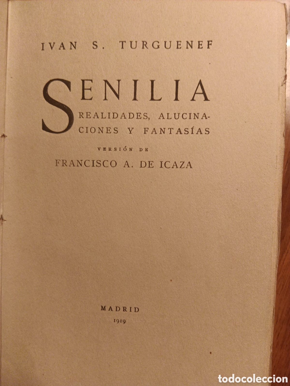 Libros antiguos: Selinia, Ivan Turguenef, versi&oacute;n de Francisco A. de Icaza - Foto 2
