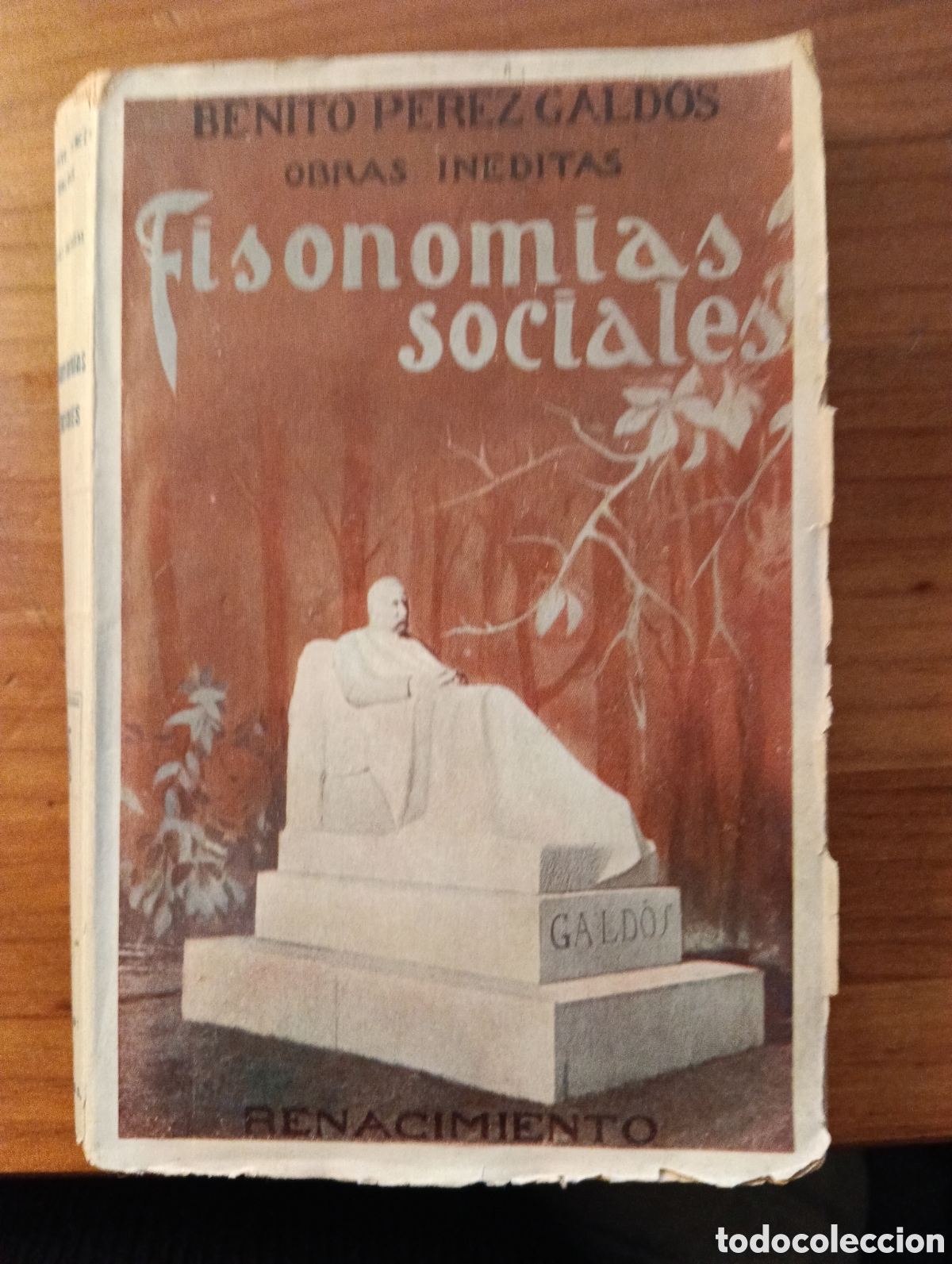 Libros antiguos: Fisonomias sociales, Benito P&eacute;rez Gald&oacute;s, Obras In&eacute;ditas, 1923