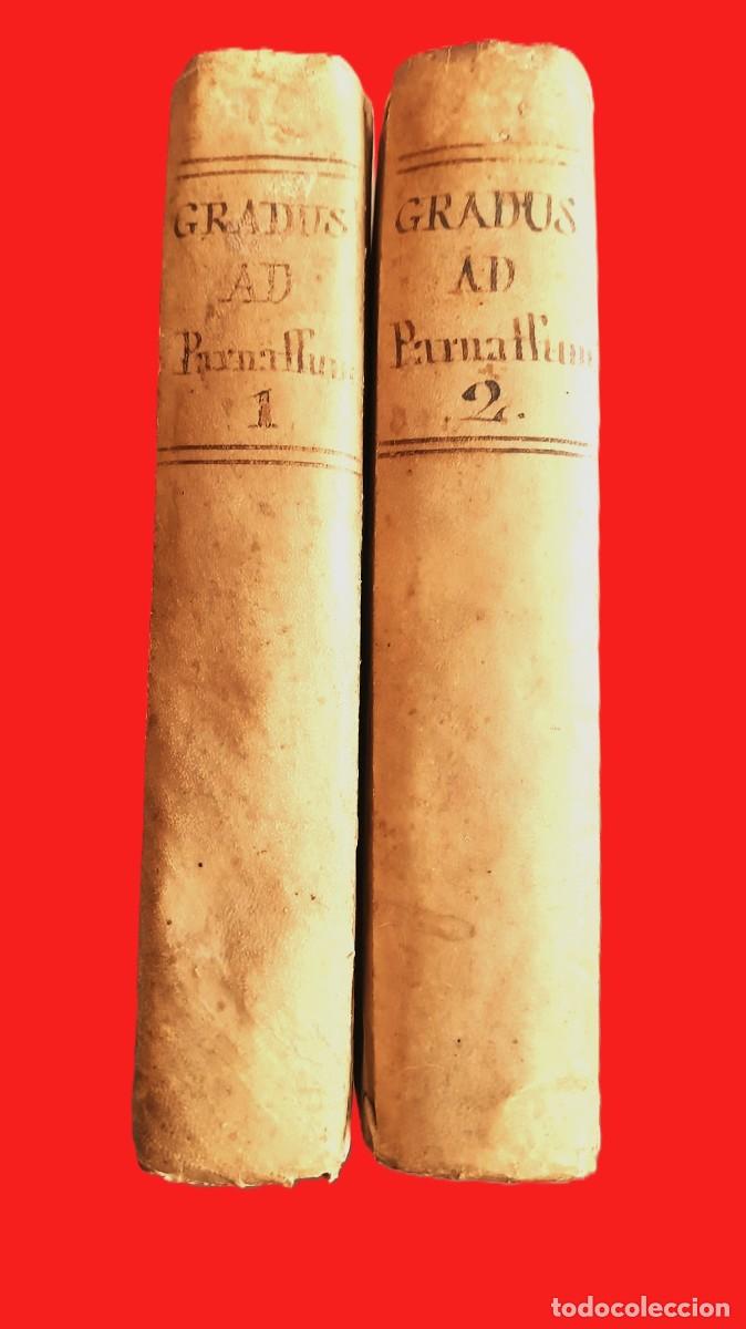 Libros antiguos: 1779 Paso Al Parnaso O Biblioteca De Las Musas. Madrid. 2 vol&uacute;menes en pergamino.