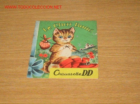 Libros antiguos: LE CHAT BOTTE. cUENTO TROQUELADO - Foto 1