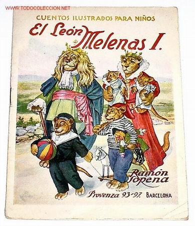 Libros antiguos: ANTIGUO CUENTO - EL LEON MELENAS - Foto 1