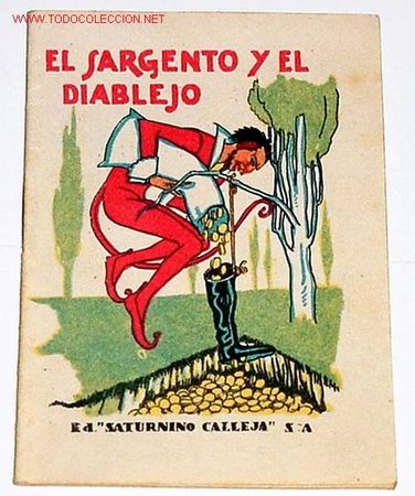 Libros antiguos: ANTIGUO CUENTO DE CALLEJA - EL SARGENTO Y EL DIABLEJO - Foto 1