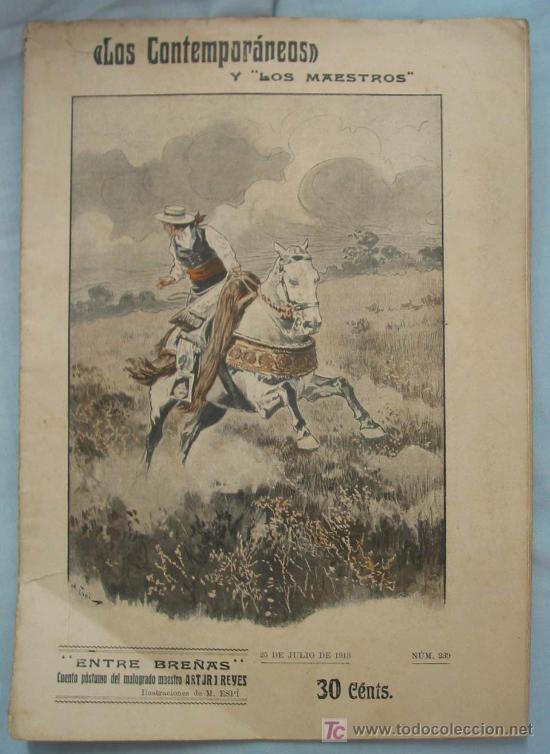 Libros antiguos: CUENTO P&Oacute;STUMO DE ARTURO REYES. ENTRE BRE&Ntilde;AS - Foto 1