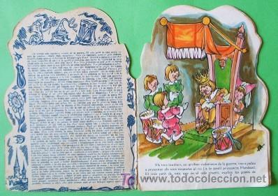 Libros antiguos: CUENTO TROQUELADO - ELS TRES TAMBORS - Foto 2