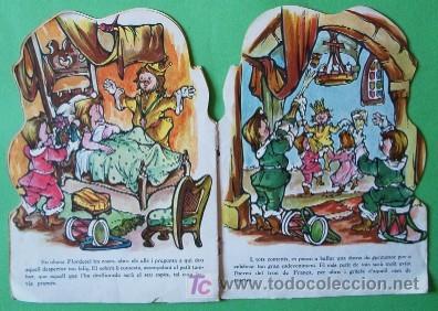 Libros antiguos: CUENTO TROQUELADO - ELS TRES TAMBORS - Foto 3