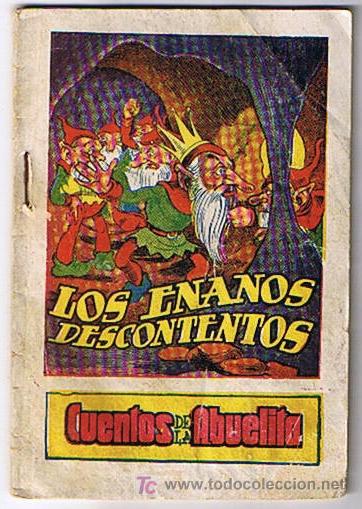 Libros antiguos: cuento miniatura los enanos descontentos - Foto 1