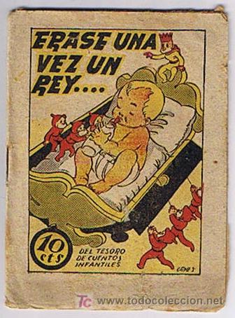 Libros antiguos: cuento miniatura erase una vez un rey - Foto 1
