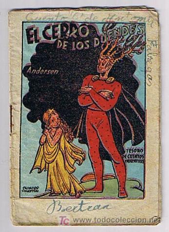 Livros antigos: cuento miniatura el cerro de los duendes