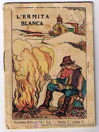 Libros antiguos: cuento miniatura lermita blanca - Foto 1