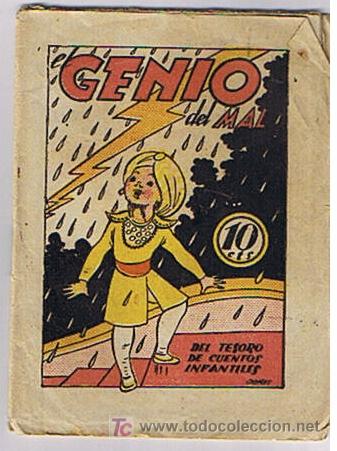 Libros antiguos: cuento miniatura el genio del mal - Foto 1