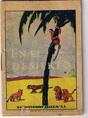 Libros antiguos: cuento miniatura en el desierto - Foto 1