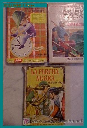 Libros antiguos: cuentos Gulliver Heidi Moby Dick - Foto 1