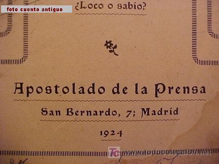 Libros antiguos: cuento antiguo 1924 - Foto 1