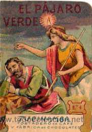 Livros antigos: el pajaro verde n&ordm;4 , tupinamba, fabrica de chocolates , lit. madriguera, barcelona , a&ntilde;os 20