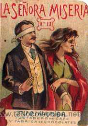 Livros antigos: la se&ntilde;ora miseria n&ordm;13 , tupinamba, fabrica de chocolates , lit. madriguera, barcelona , a&ntilde;os 20