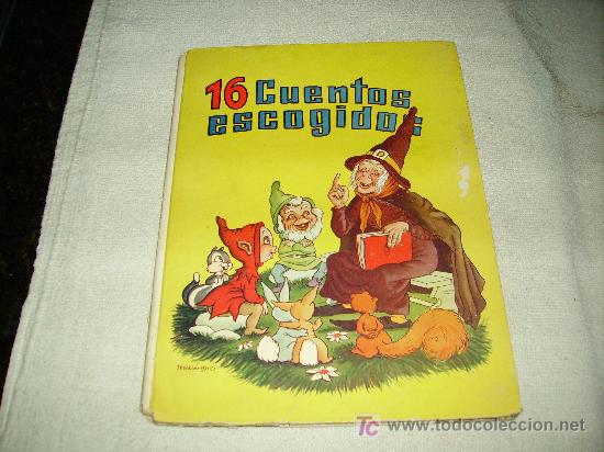 Libros antiguos: 16 CUENTOS ESCOGIDOS - Foto 1