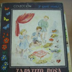 Libros antiguos: ZAPATITO ROSA Y PULGARCITO - ILUSTRACIONES DE M CIRICI. Lote 8440491
