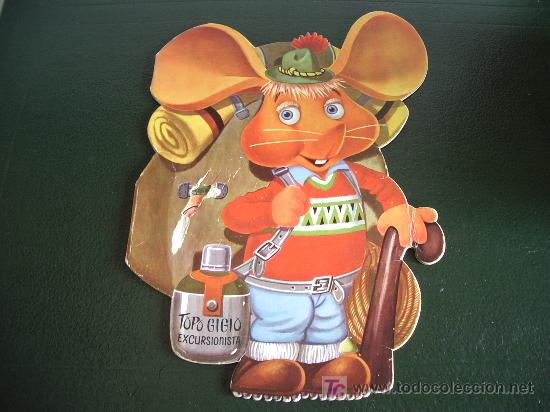 Libros antiguos: Cuento Troquelado:  TOPO GIGIO EXCURSIONISTA. - Foto 1