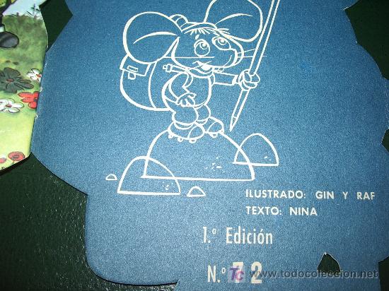 Libros antiguos: Cuento Troquelado:  TOPO GIGIO EXCURSIONISTA. - Foto 2