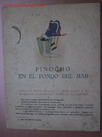 Libros antiguos: PINOCHO EN EL FONDO DEL MAR - Foto 1