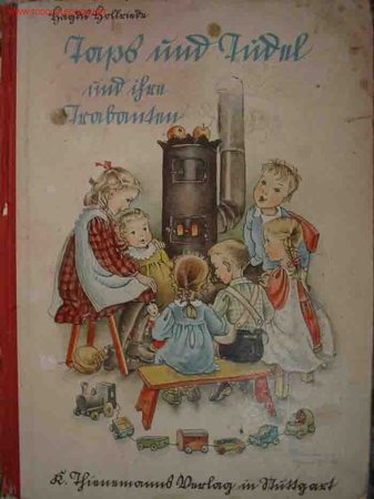 Livros antigos: TAPS UND TUDEL und ifvu Trabamsn. Aut: Hagdis Hollriede. 1939