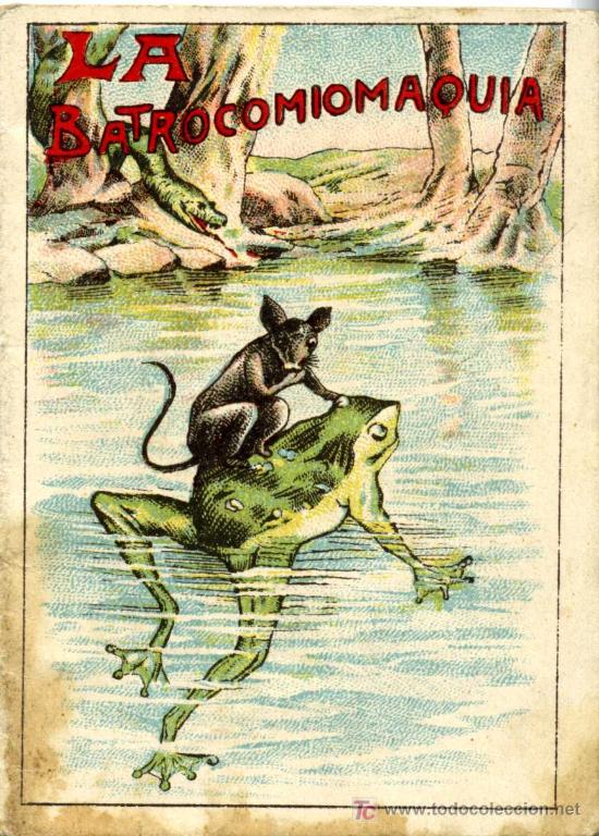 Antiquarische B&uuml;cher: LA BATROCOMIOMAQUIA - ROVIRA Y CHIQU&Eacute;S