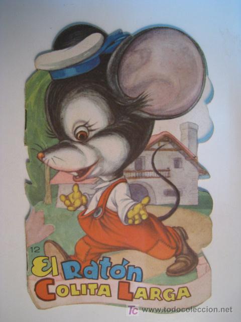 Old books: EL RATON COLITA LARGA. VASCO AMERICANA 1965. CUENTO TROQUELADO