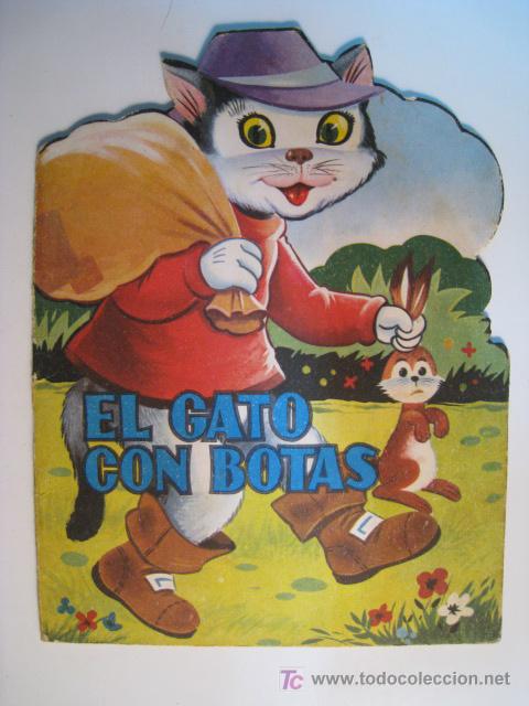 Libros antiguos: EL GATO CON BOTAS. FERMA 1966. CUENTO TROQUELADO - Foto 1