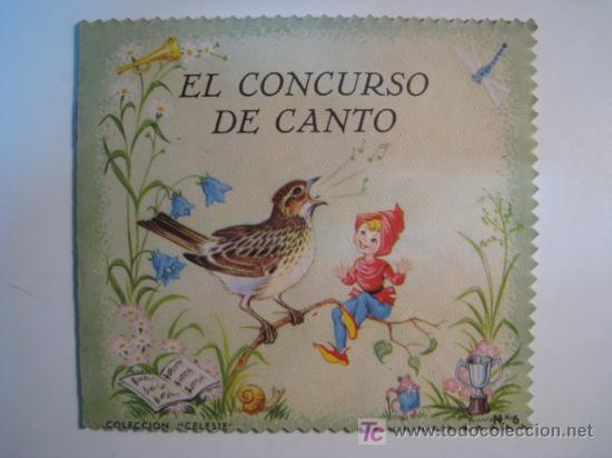 Libros antiguos: EL CONCURSO DE CANTO. ROMA COL. CELESTE. CUENTO TROQUELADO - Foto 1