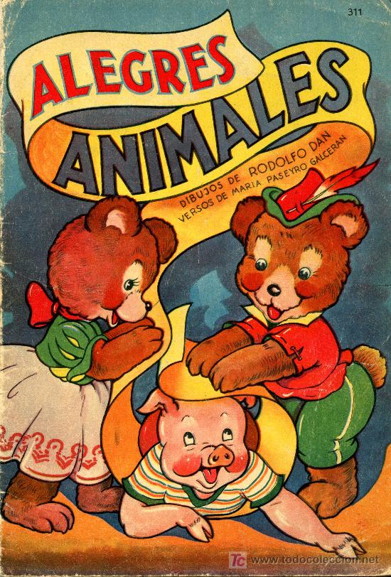 Libros antiguos: ANTIGUO CUENTO - ALEGRES ANIMALES - SIGMAR - 1946 - Foto 1