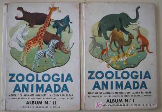 Libri antichi: ZOOLOGIA ANIMADA. Album I y II. MARSILLACH (texto), SUBIRATS (Ilustraciones). Ed L.Sibils