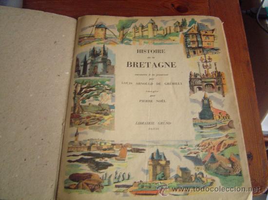 Libros antiguos: Cuento antiguo en Franc&eacute;s. Histoire de la Bretagne. - Foto 2