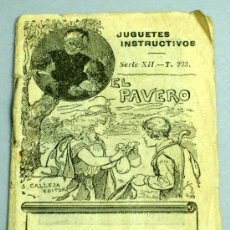 Libros antiguos: EL PAVERO CUENTO SATURNINO CALLEJA SERIE XII TOMO 233 6,5 CM X 5,5 CM. Lote 18757019