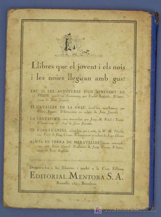 Libros antiguos: EL CAVALER DE LA CREU. CLOVIS EIMER&Iacute;C. IL. JUNCEDA. EDITORIAL MENTORA. BARCELONA, S/F. - Foto 4