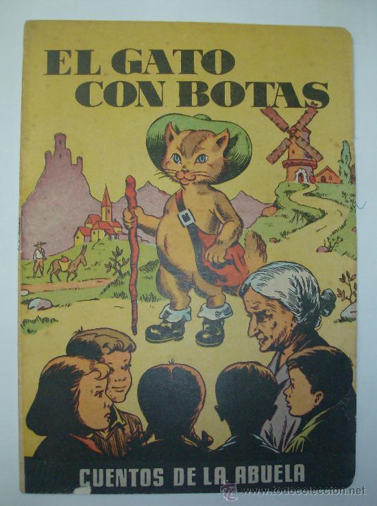 Libros antiguos: LOS CUENTOS DE LA ABUELA     EL GATO CON BOTAS - Foto 1