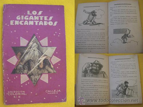 Antiquarische B&uuml;cher: LOS GIGANTES ENCANTADOS. 1935. Colecci&oacute;n Color&iacute;n 18. Ed Calleja
