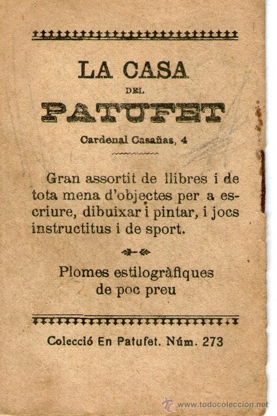 Libros antiguos: coleccio en patufet num. 273 el cor del poble - Foto 2