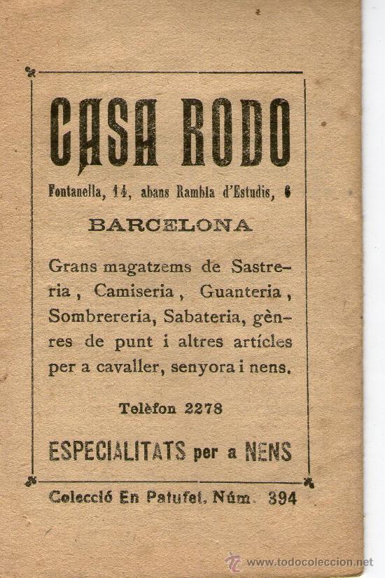 Libros antiguos: coleccio en patufet, num: 394 germanor - Foto 2