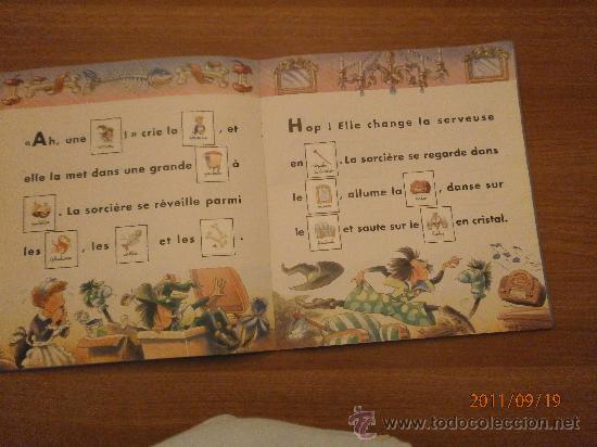 Libros antiguos: CUENTO CON PEGATINAS  EN INGLES - LA SORCIERE HARICOVERT- - Foto 2