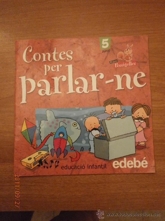 Libros antiguos: CONTES PER PARLAR-NE - EDUCACIO INFANTIL , EDEBE - Foto 1