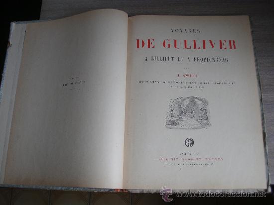 Libros antiguos: VOYAGES DE GULLIVER - Foto 2