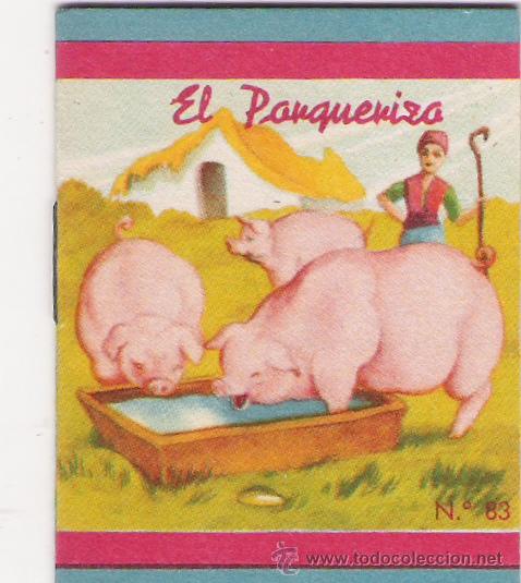 Libros antiguos: CUENTITOS FHER - EL PORQUERIZO - Foto 1