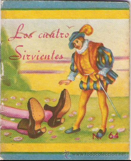 Libros antiguos: CUENTITOS FHER - LOS CUATRO SIRVIENTES - Foto 1