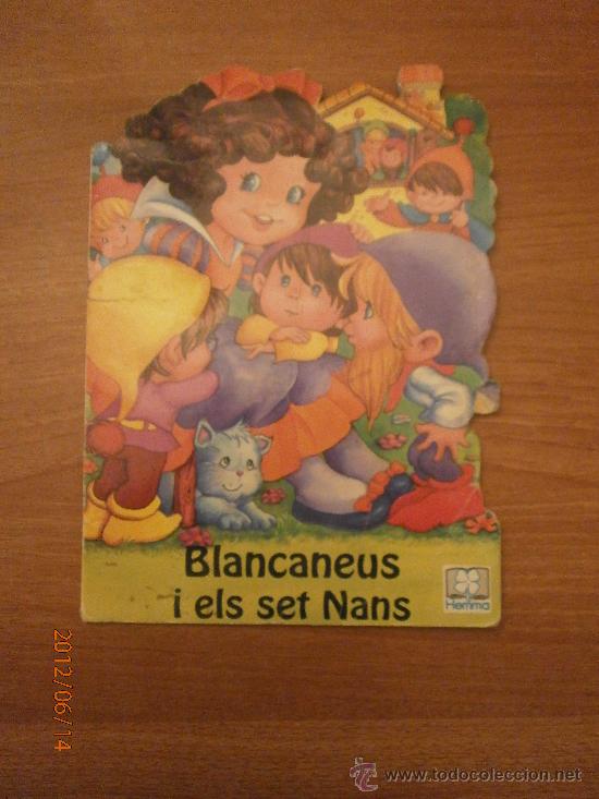 Libros antiguos: CUENTO TROQUELADO , BLANCANEUS Y ELS SET NANS-HEMMA - EN CATALA - Foto 1