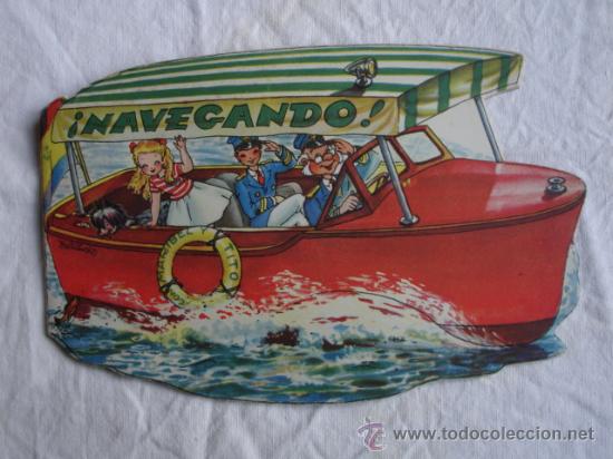 Libros antiguos: NAVEGANDO ,VILCAR   ,TROQUELADO - Foto 1