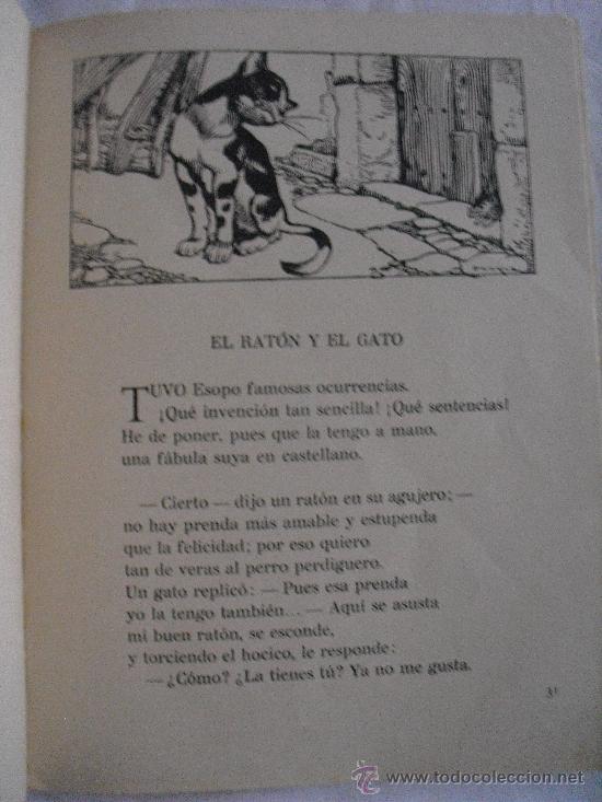 Libros antiguos: El libro de las fabulas. - Foto 3