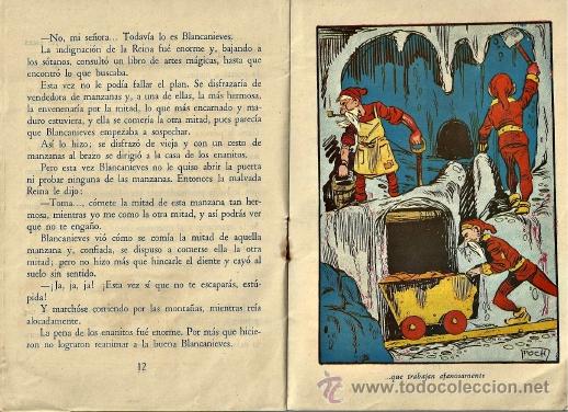 Libros antiguos: BLANCANIEVES Y LOS SIETE ENANITOS - Foto 3