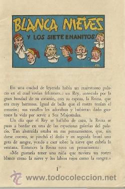Libros antiguos: BLANCANIEVES Y LOS SIETE ENANITOS - Foto 2